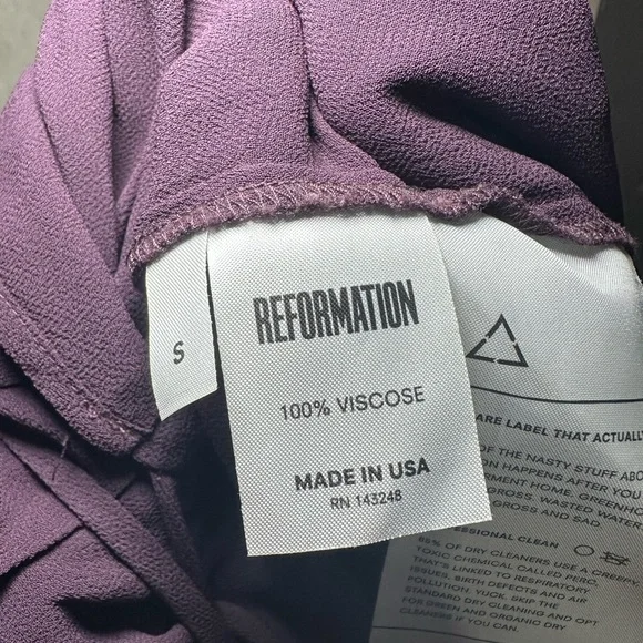 Reformation Black High Low Dress - Picture 6 of 6